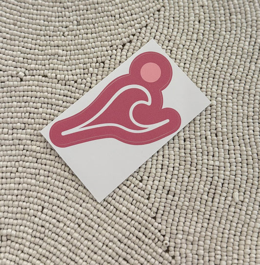 Chasing Waves Sticker