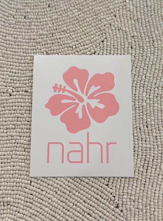 nahr Hibiscus Sticker