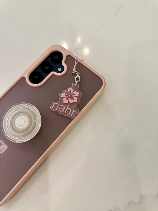 nahr Hibiscus Phone Charm